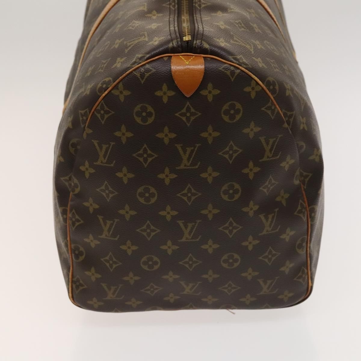 Louis Vuitton Keepall Bag Monogram Canvas Brown Canvas Travel Bag Bag (Pre-Owned)