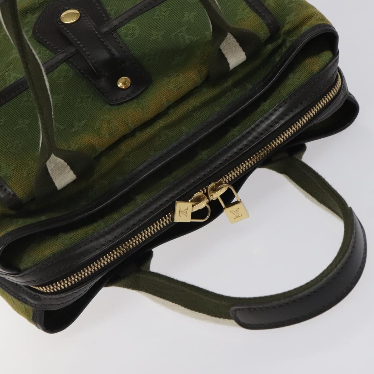 Louis Vuitton Sac Mary Kate Handbag Mini Lin Khaki Canvas Handbag (Pre-Owned)