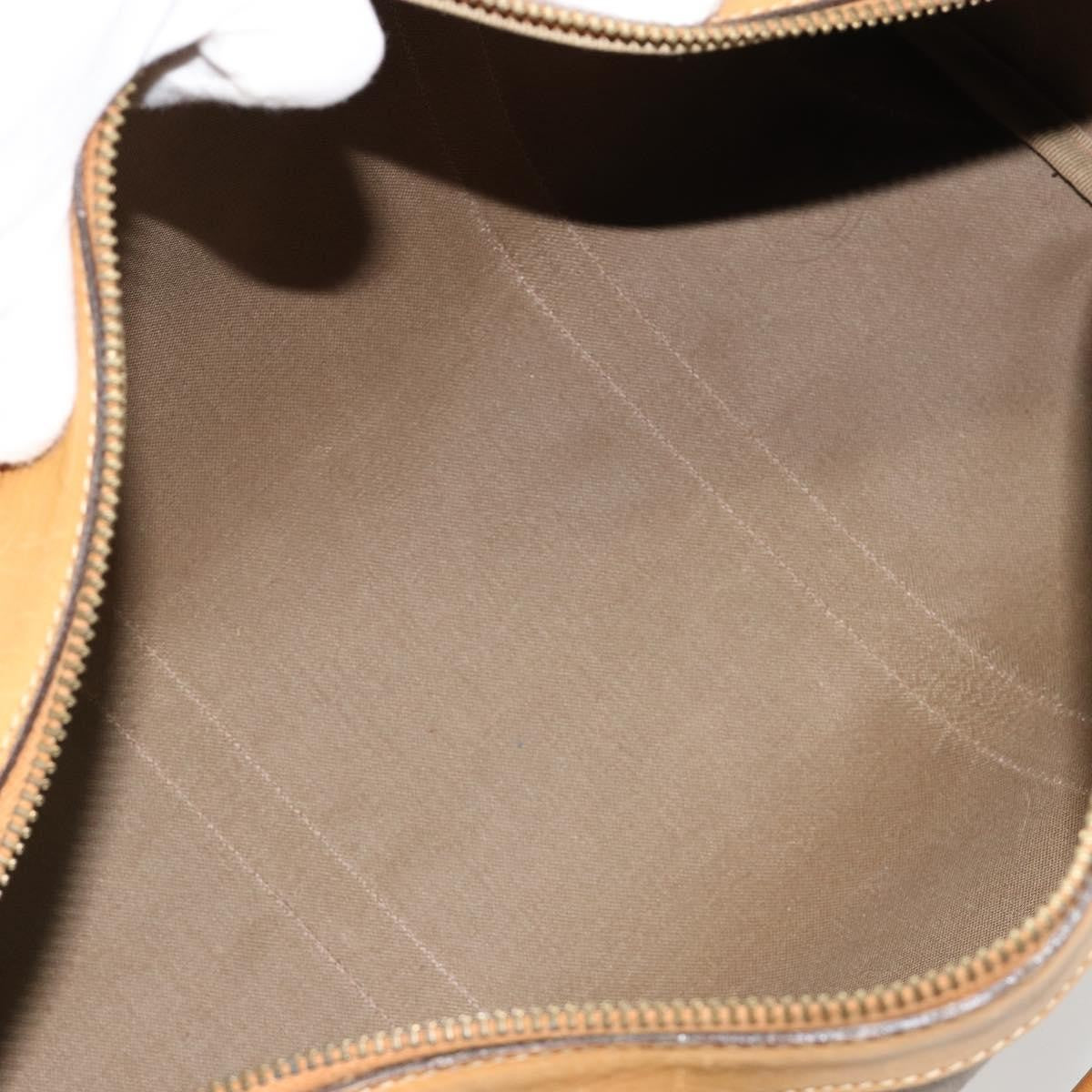 Gucci Vintage Travel Bag Gg Canvas Beige Pvc Travel Bag Bag (Pre-Owned)