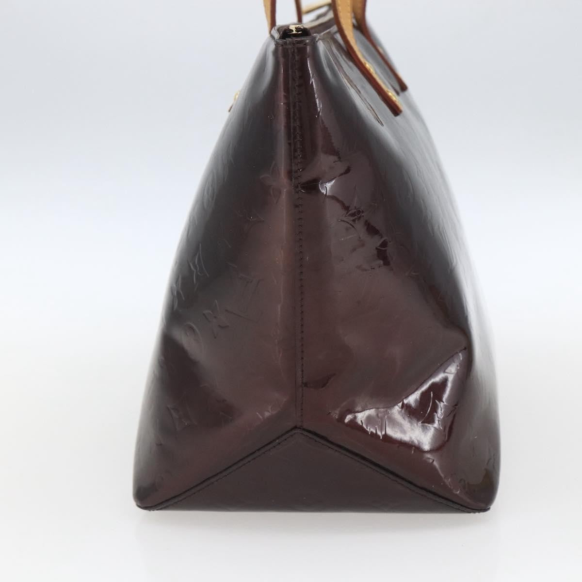Louis Vuitton Bellevue Handbag Monogram Vernis Brown Patent_Leather Tote Bag Bag (Pre-Owned)