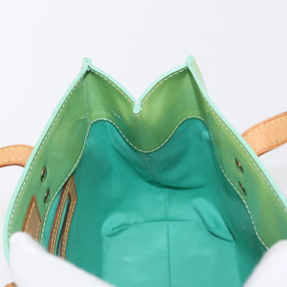 Louis Vuitton Reade Handbag Monogram Vernis Green Patent_Leather Tote Bag Bag (Pre-Owned)