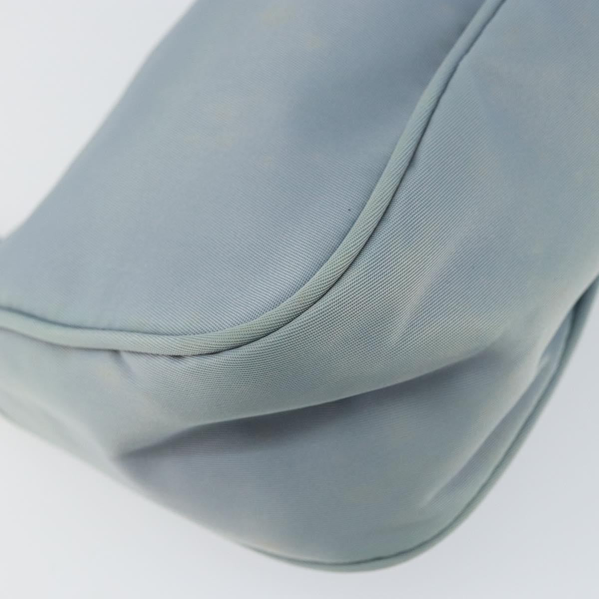 Prada Pochette Shoulder Bag Tessuto Blue Nylon Clutche & Pouche Bag (Pre-Owned)