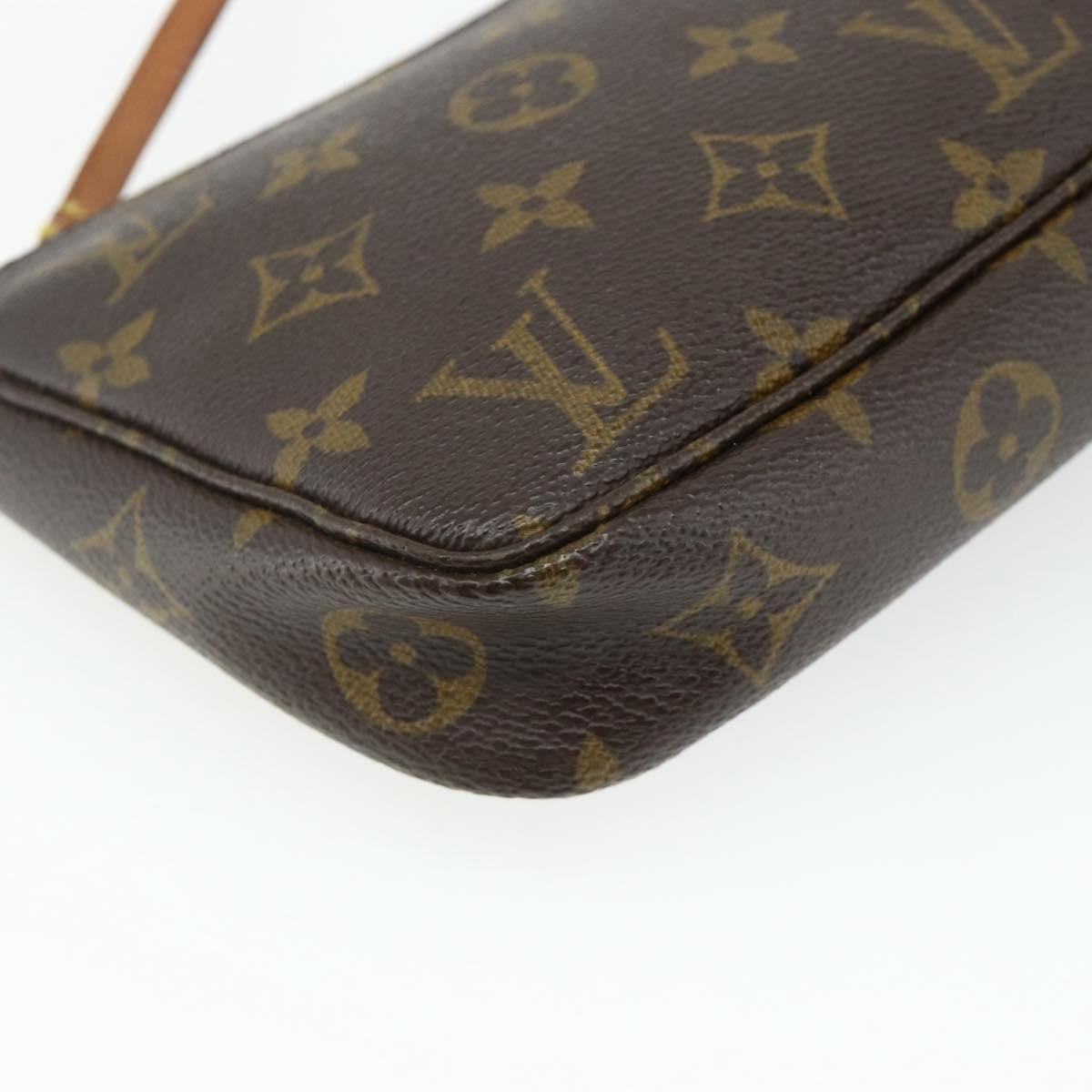 Louis Vuitton Pochette Accessoires Nm Monogram Canvas Brown Canvas Clutche & Pouche Bag (Pre-Owned)