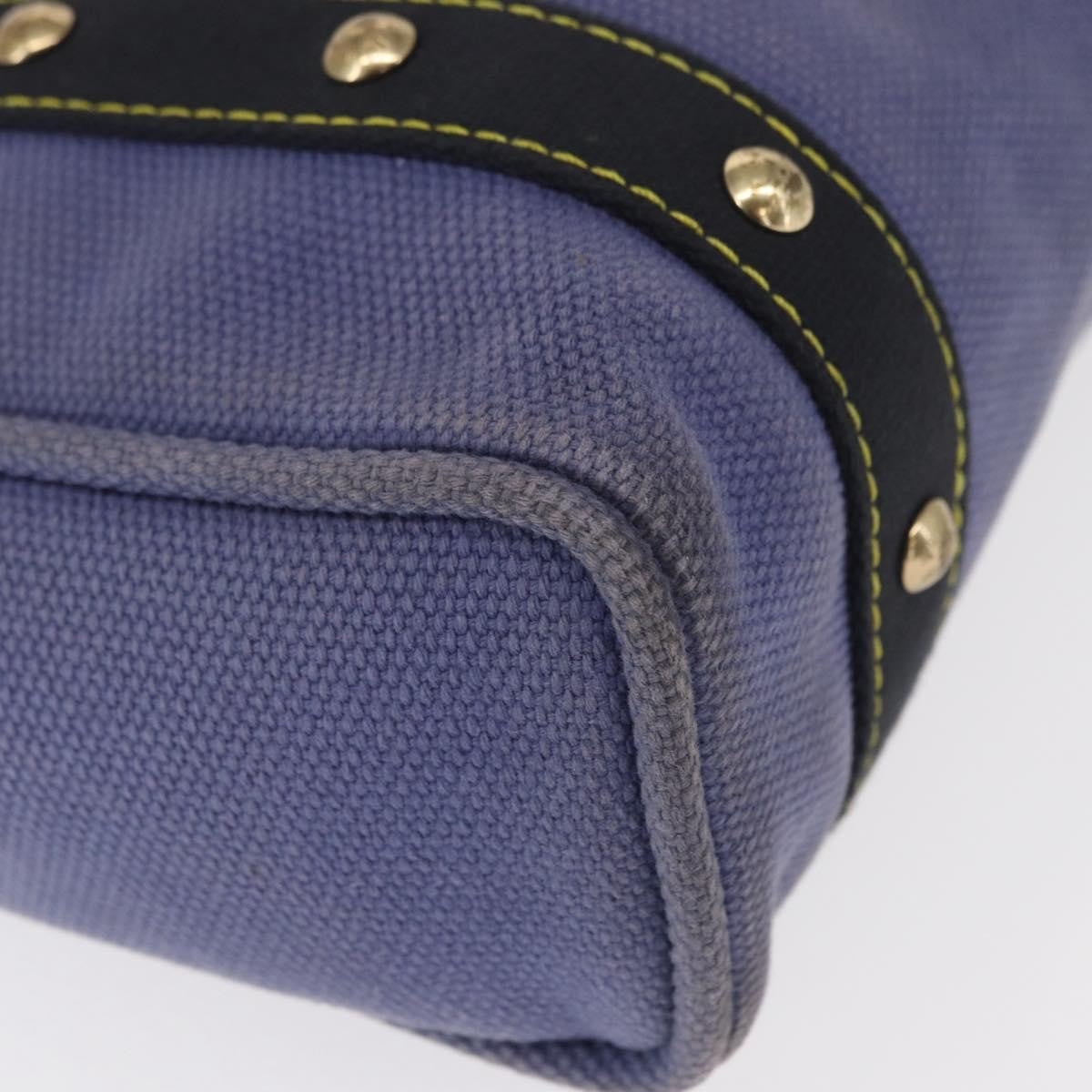 Louis Vuitton Antigua Tote Canvas Blue Canvas Tote Bag Bag (Pre-Owned)