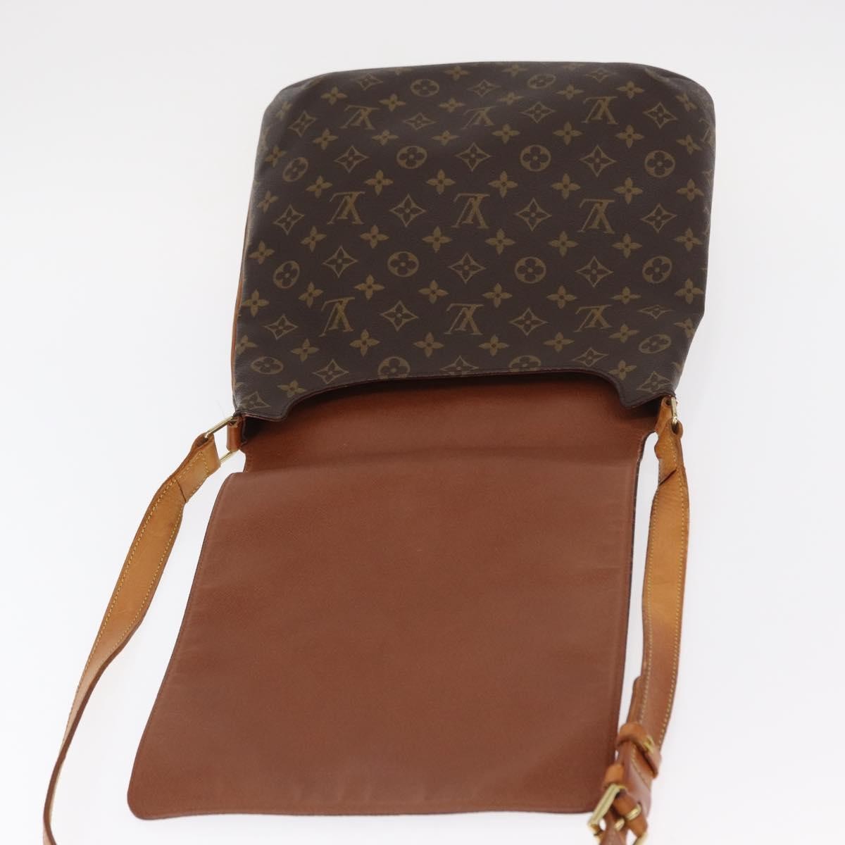 Louis Vuitton Musette Salsa Handbag Monogram Canvas Brown Canvas Shoulder Bag Bag (Pre-Owned)