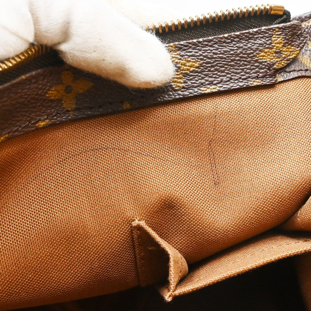 Louis Vuitton Cabas Piano Monogram Canvas Brown Canvas Tote Bag Bag (Pre-Owned)