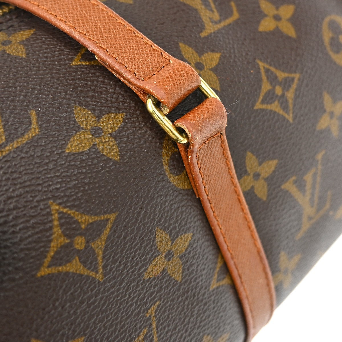 Louis Vuitton Papillon Handbag Monogram Canvas Brown Canvas Handbag (Pre-Owned)