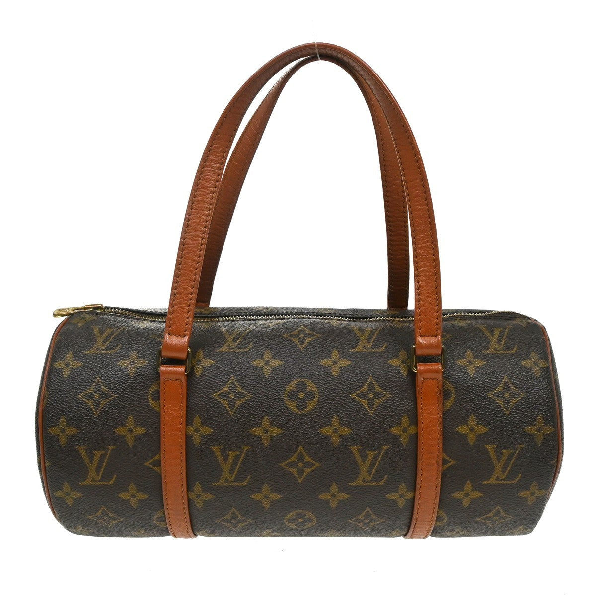 Louis Vuitton Papillon Handbag Monogram Canvas Brown Canvas Handbag (Pre-Owned)