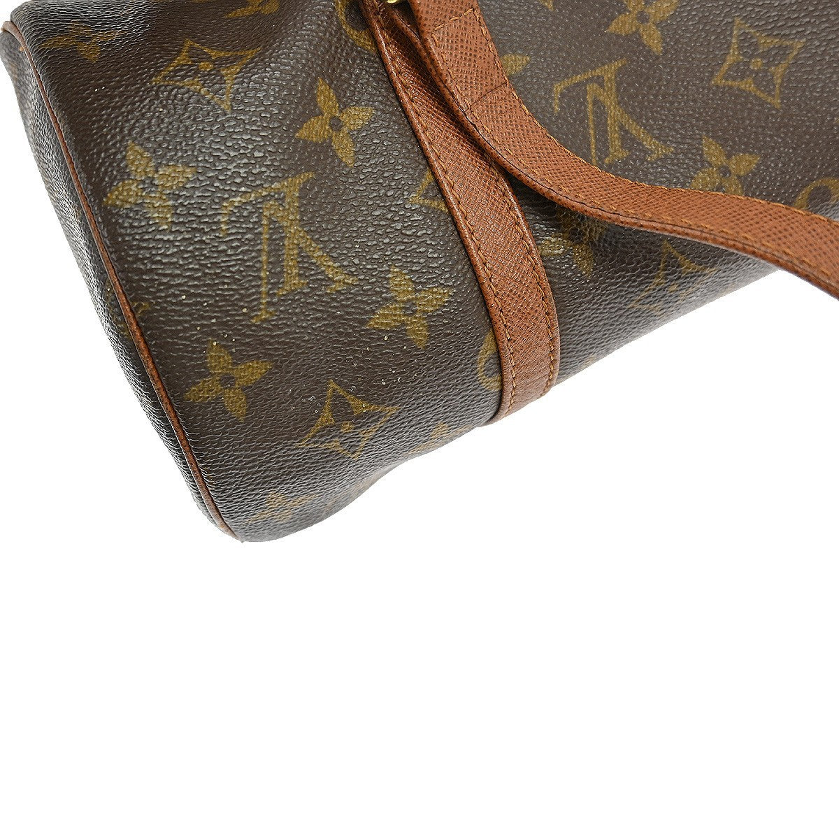 Louis Vuitton Papillon Handbag Monogram Canvas Brown Canvas Handbag (Pre-Owned)