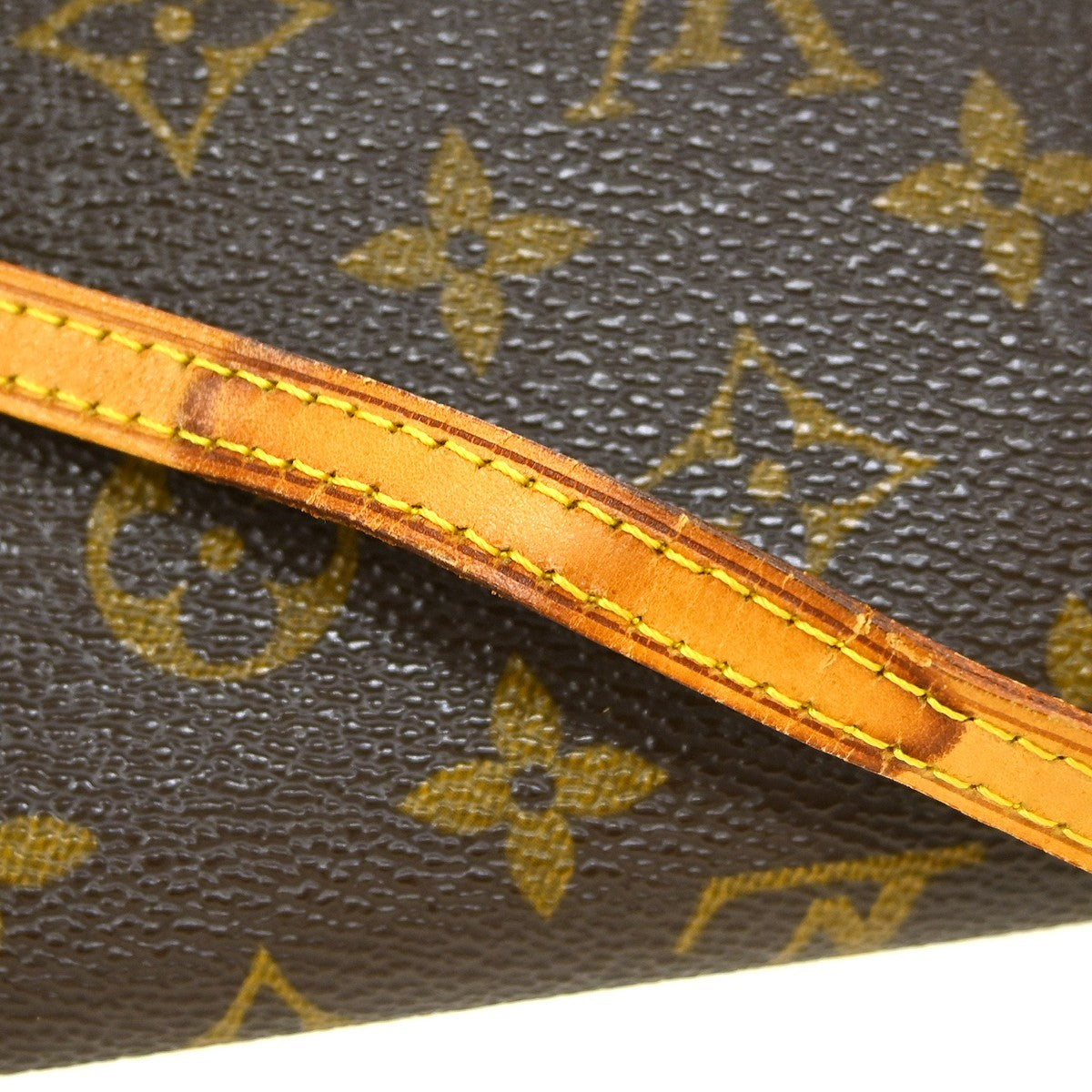 Louis Vuitton Twin Handbag Monogram Canvas Brown Canvas Clutche & Pouche Bag (Pre-Owned)