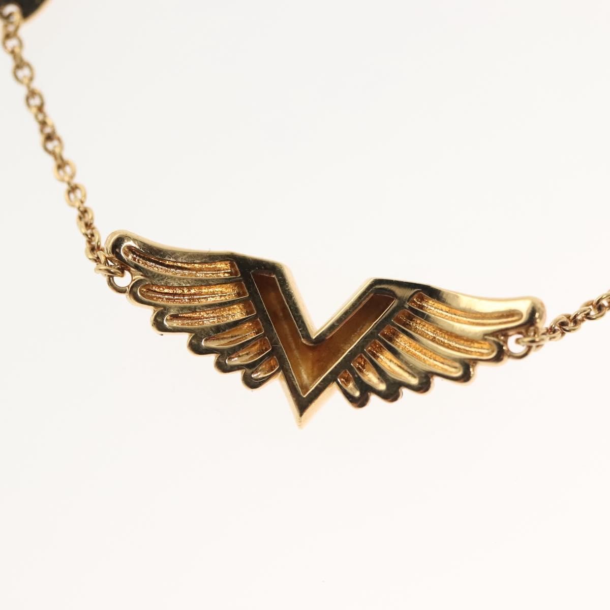 Louis Vuitton Essential V California Dreaming Bracelet Metal With Crystals Gold Metal Bracelet Jewelry (Pre-Owned)