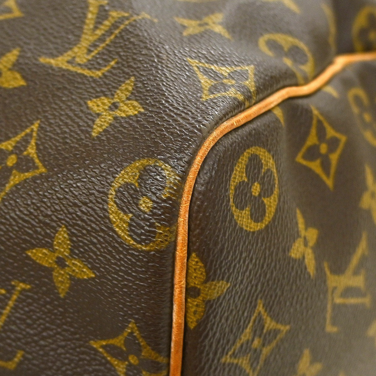 Louis Vuitton Speedy Handbag Monogram Canvas Brown Canvas Handbag (Pre-Owned)