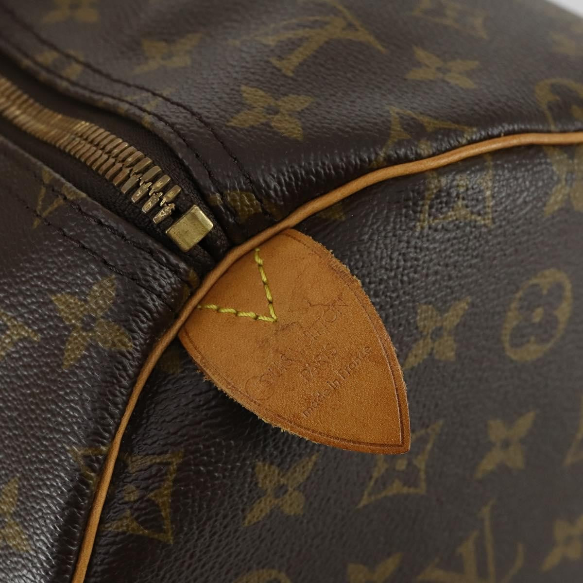 Louis Vuitton Keepall Bag Monogram Canvas Brown Canvas Travel Bag Bag (Pre-Owned)