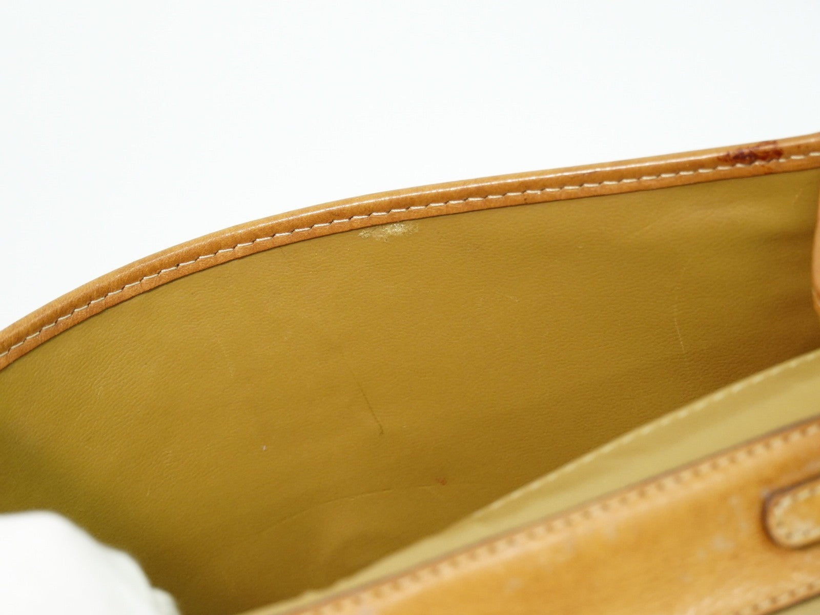 Celine Vintage Macadam Shoulder Bag Canvas Beige Canvas Shoulder Bag Bag (Pre-Owned)
