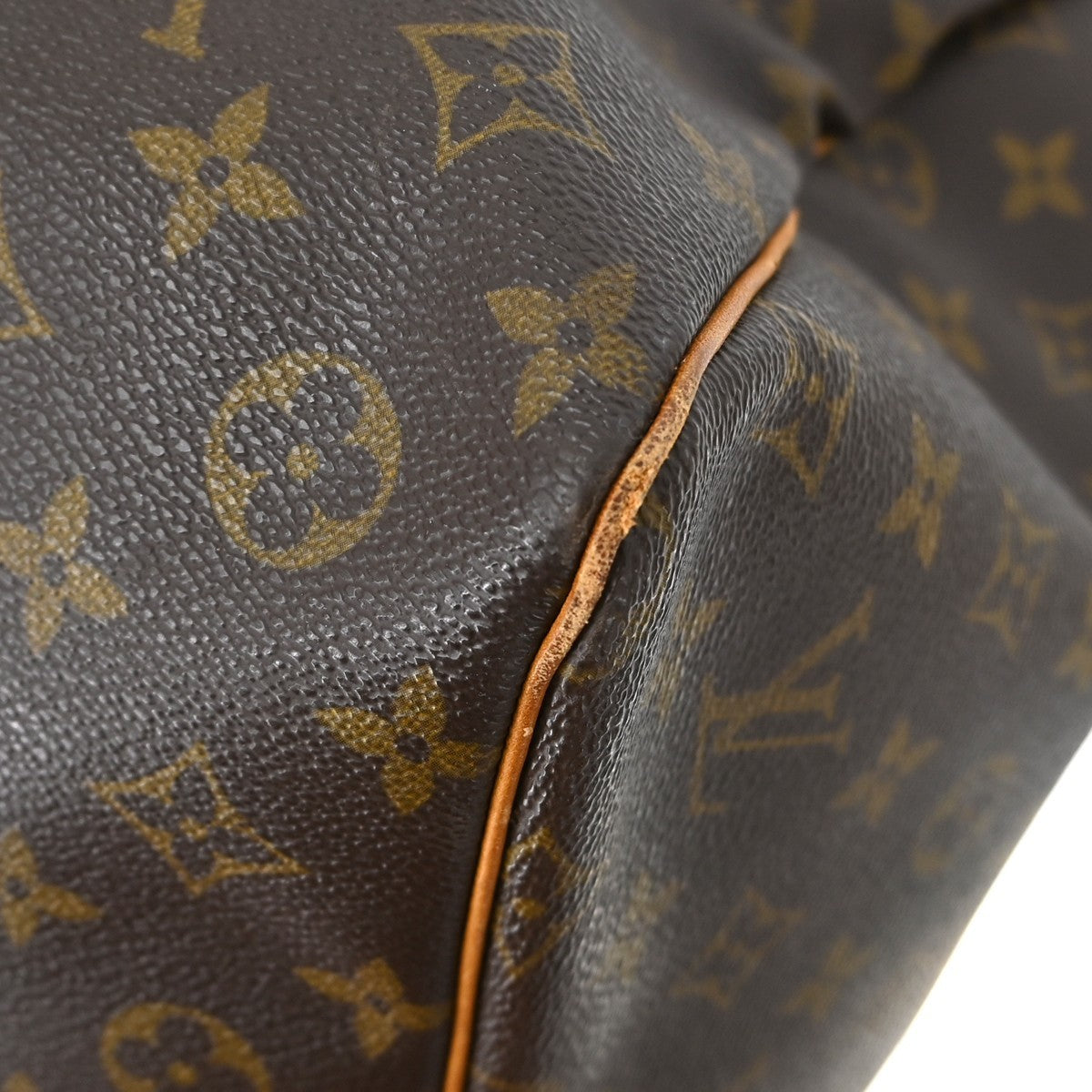 Louis Vuitton Keepall Bag Monogram Canvas Brown Canvas Travel Bag Bag (Pre-Owned)