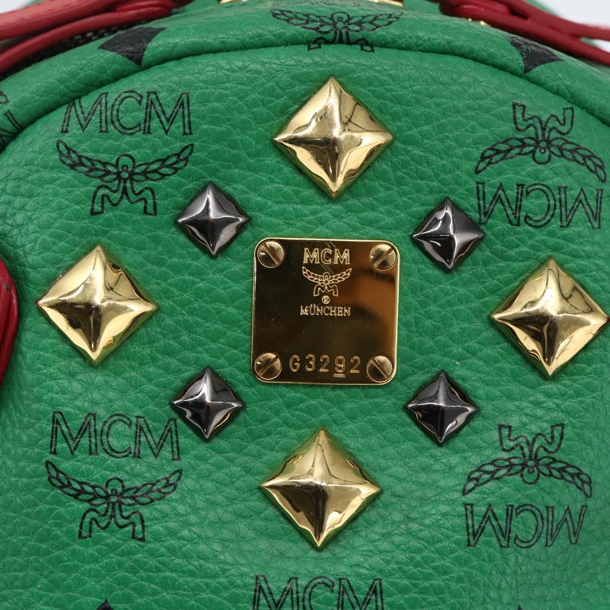 MCM Vintage Vicetos Backpack Pvc Leather Multicolour Pvc Backpack Bag (Pre-Owned)
