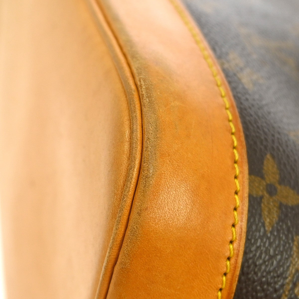 Louis Vuitton Alma Handbag Monogram Canvas Brown Canvas Handbag (Pre-Owned)