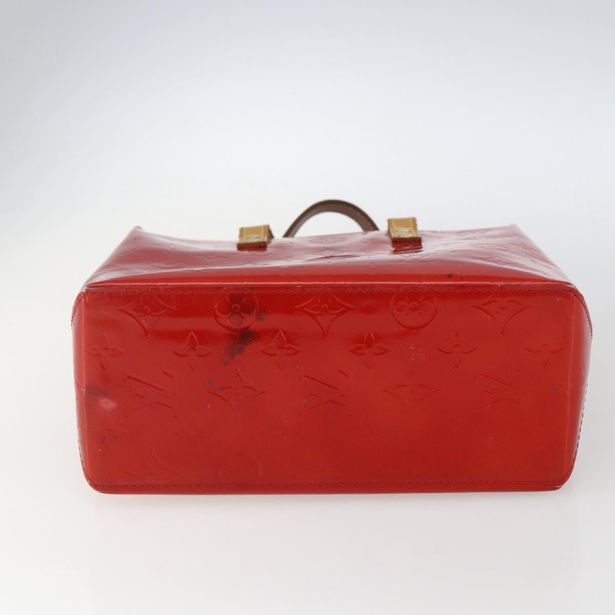 Louis Vuitton Reade Handbag Monogram Vernis Red Patent_Leather Handbag (Pre-Owned)