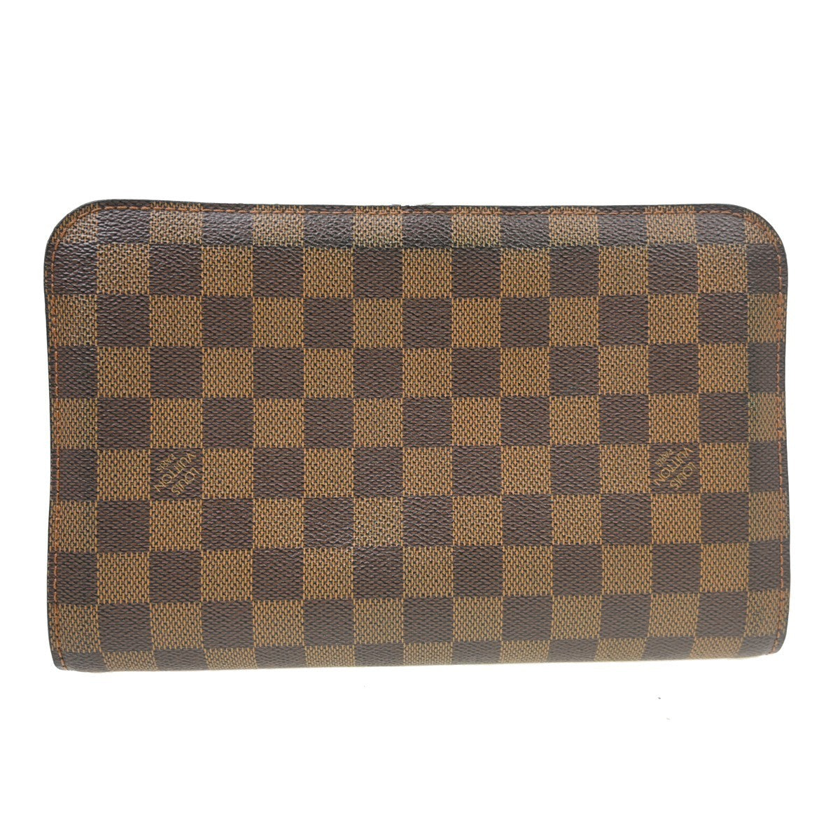 Louis Vuitton Pochette Saint Louis Damier Brown Canvas Clutche & Pouche Bag (Pre-Owned)