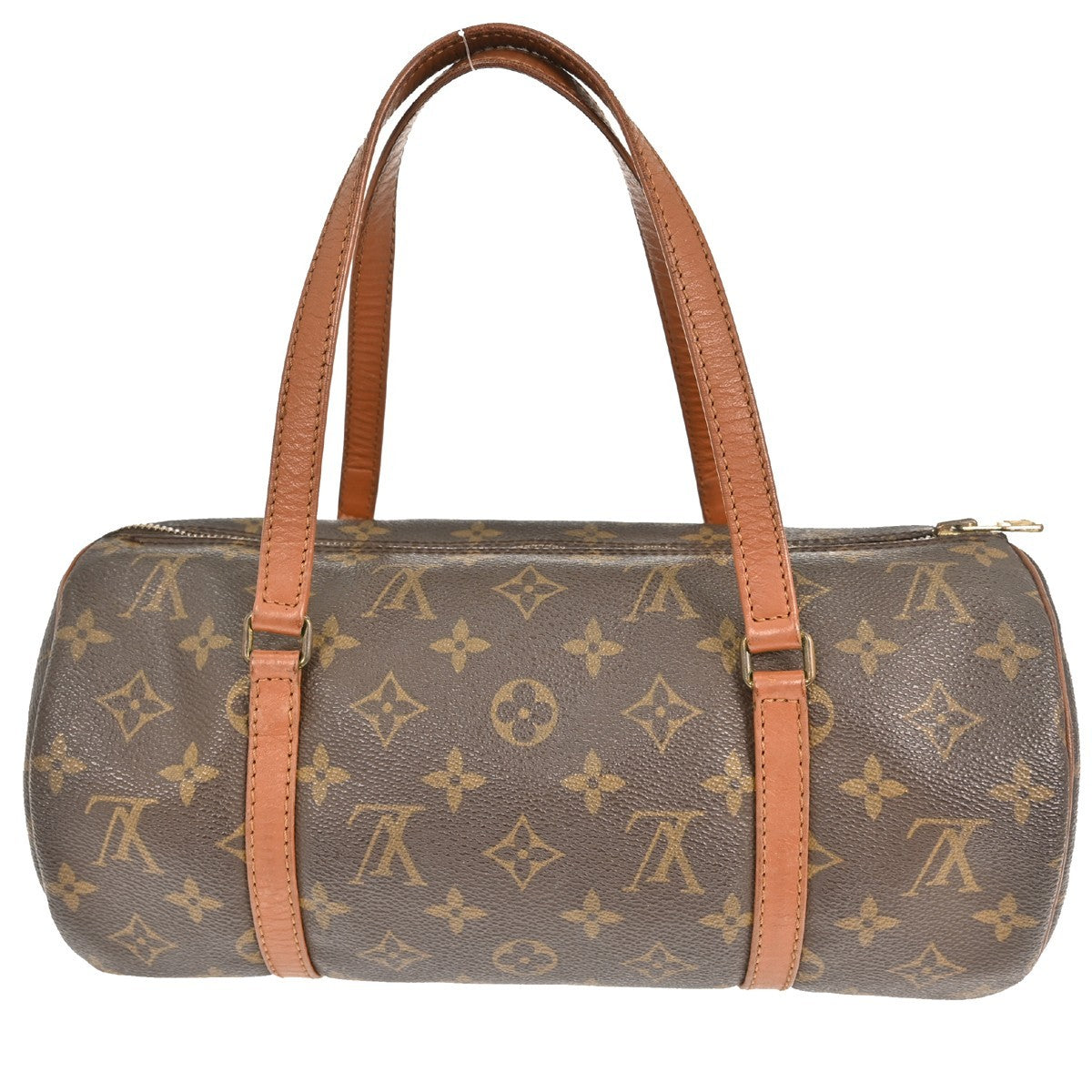 Louis Vuitton Papillon Handbag Monogram Canvas Brown Canvas Handbag (Pre-Owned)