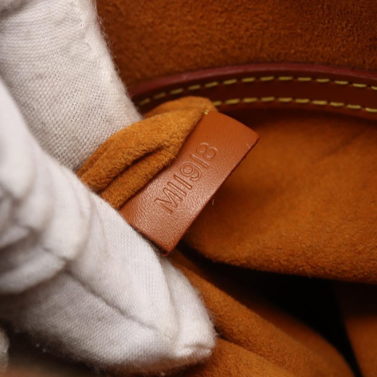Louis Vuitton Alma Handbag Epi Leather Brown Leather Handbag (Pre-Owned)