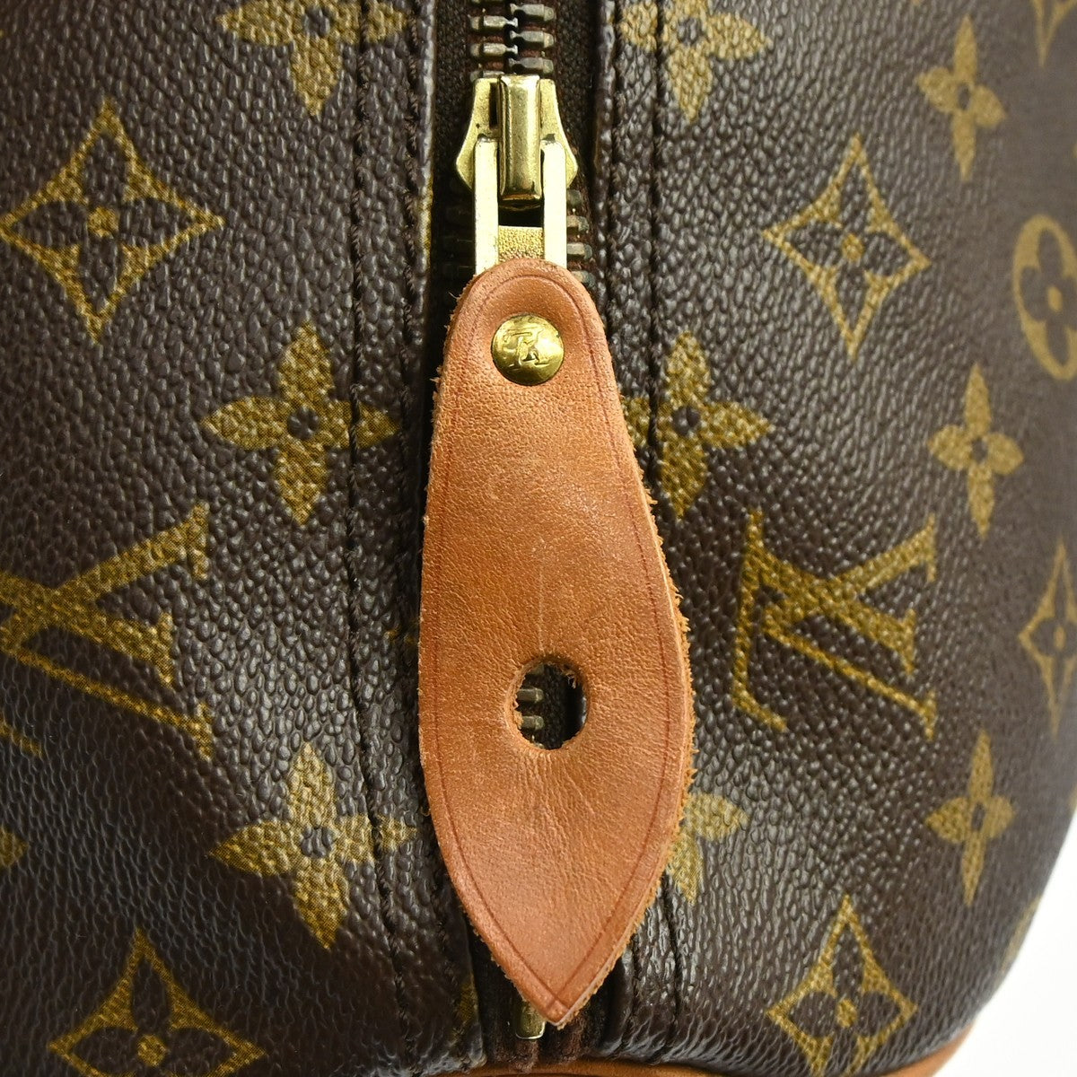 Louis Vuitton Speedy Handbag Monogram Canvas Brown Canvas Handbag (Pre-Owned)