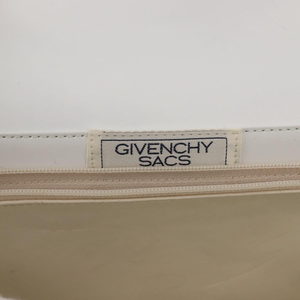 Givenchy Shoulder Bag Leather White Leather Shoulder Bag Bag (Pre-Owned)