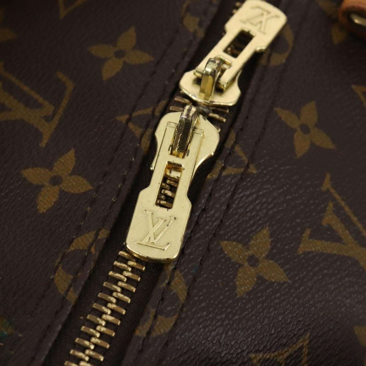 Louis Vuitton Keepall Bandouliere Bag Monogram Canvas Brown Canvas Travel Bag Bag (Pre-Owned)
