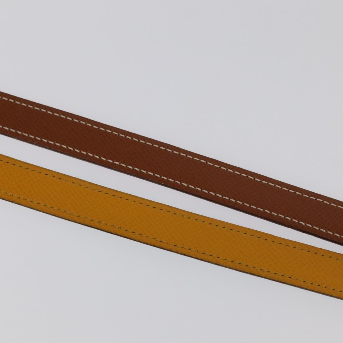Hermes Double Hole Buckle Belt Metal And Leather Multicolour Leather Belts Accessory (Pre-Owned)