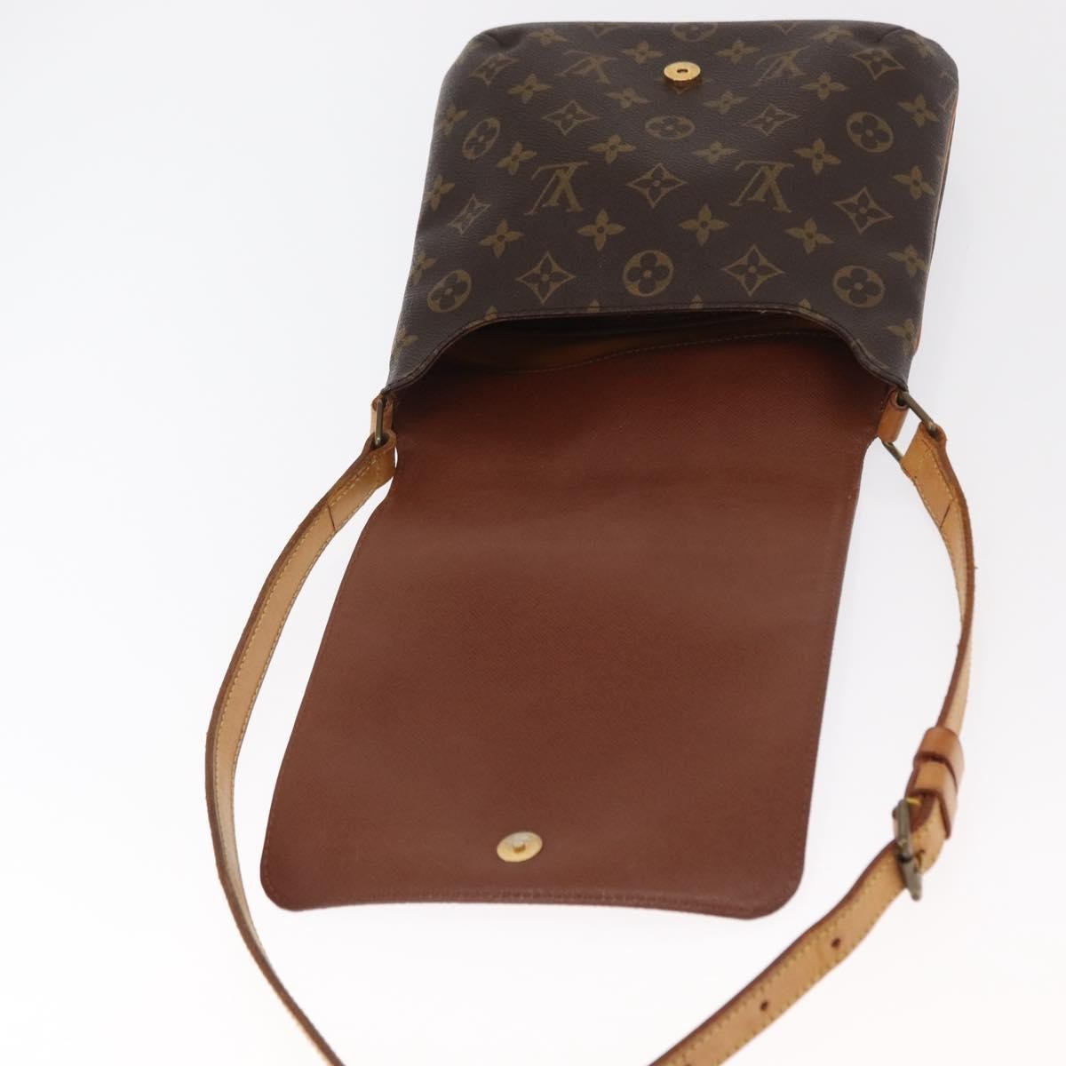 Louis Vuitton Musette Salsa Handbag Monogram Canvas Brown Canvas Shoulder Bag Bag (Pre-Owned)