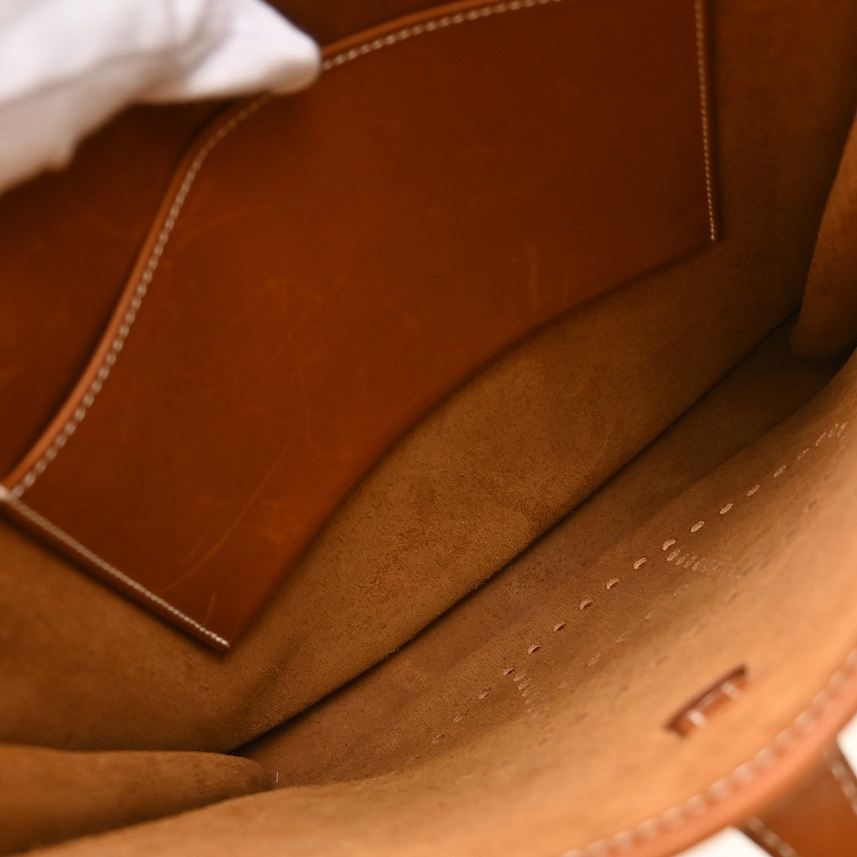 Hermes Evelyne Bag Gen Iii Clemence Brown Leather Handbag (Pre-Owned)