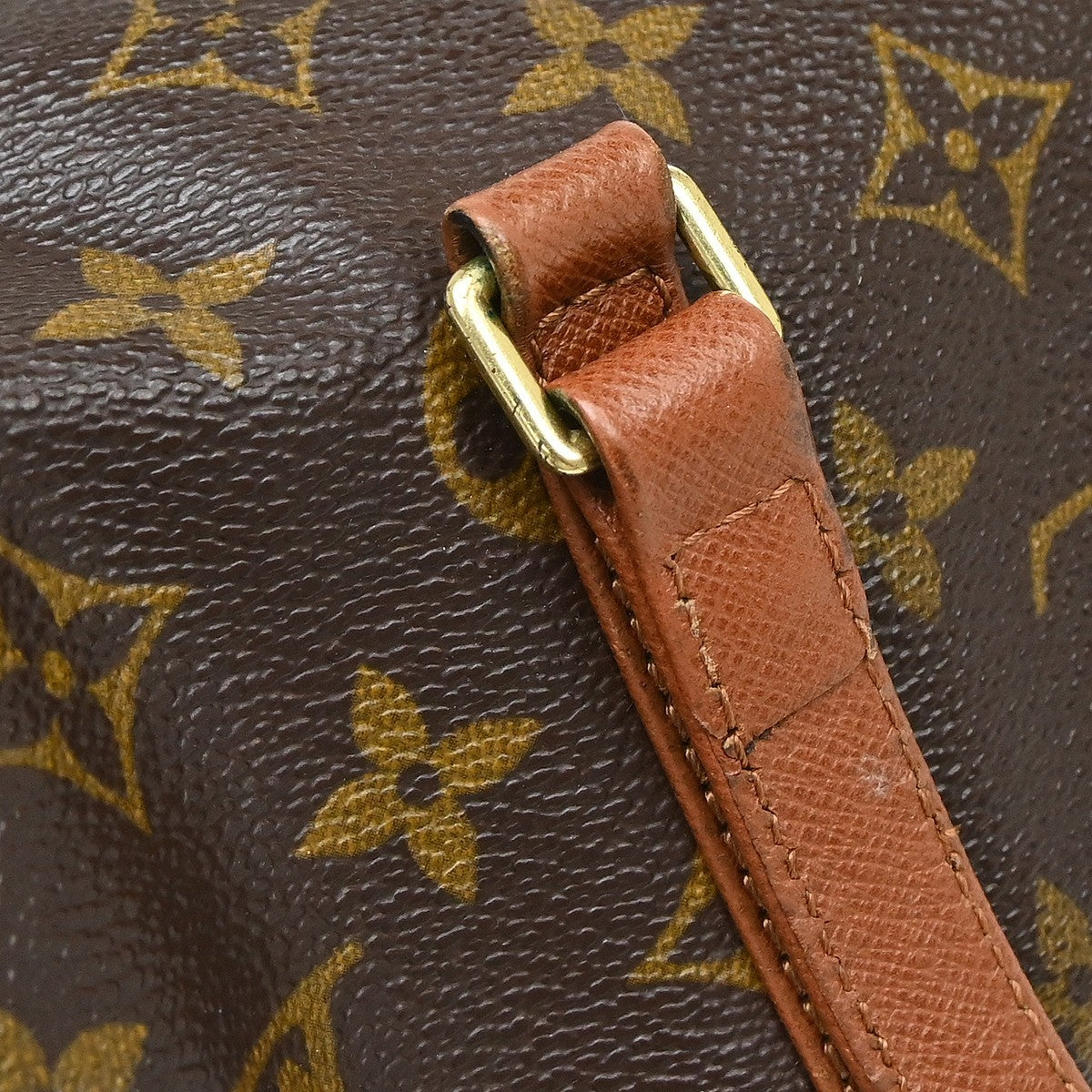 Louis Vuitton Papillon Handbag Monogram Canvas Brown Canvas Handbag (Pre-Owned)