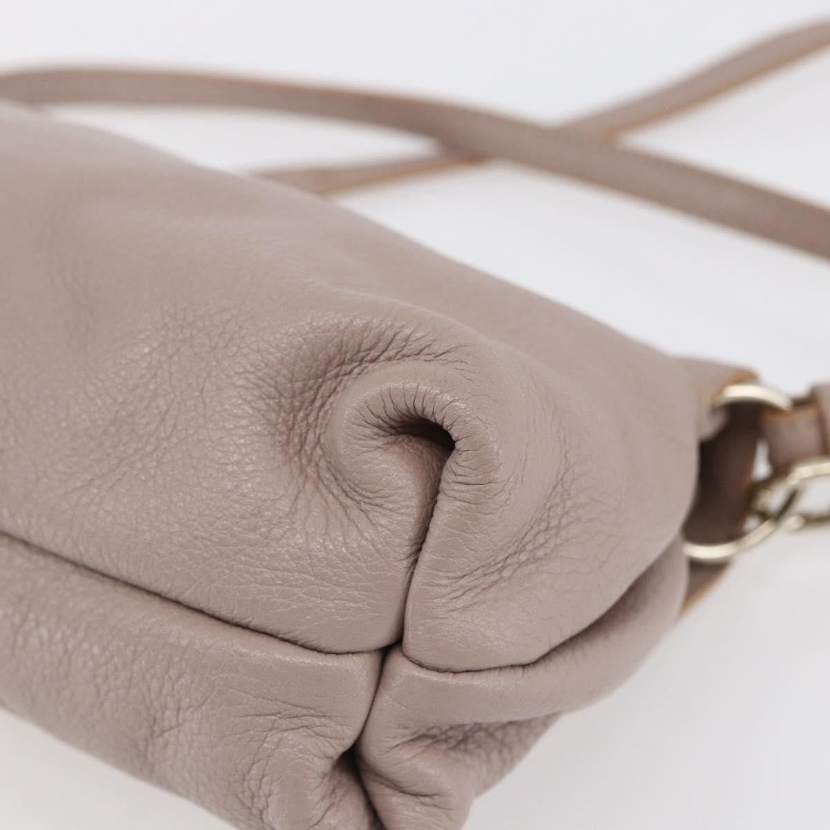 Chloe Lily Shoulder Bag Leather Pink Leather Shoulder Bag Bag (Pre-Owned)