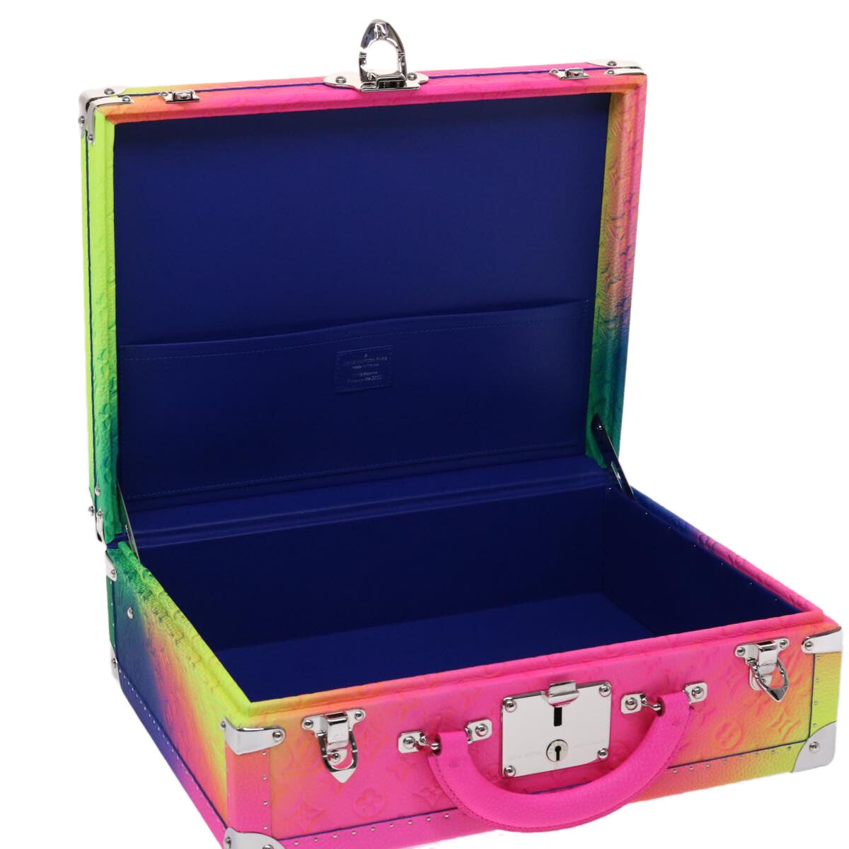 Louis Vuitton Cotteville Trunk Limited Edition Illusion Monogram Taurillon Leather Multicolour Pvc Bag (Pre-Owned)