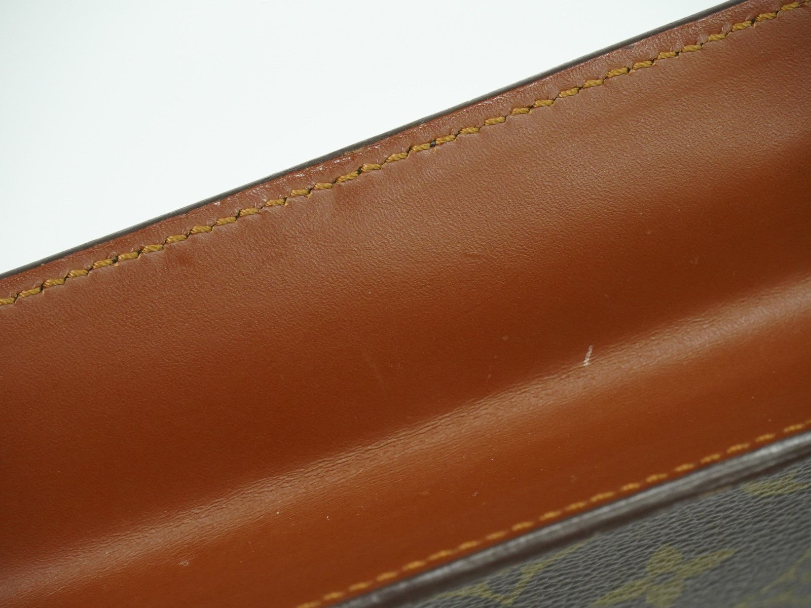 Louis Vuitton Monceau Handbag Monogram Canvas Brown Canvas Handbag (Pre-Owned)