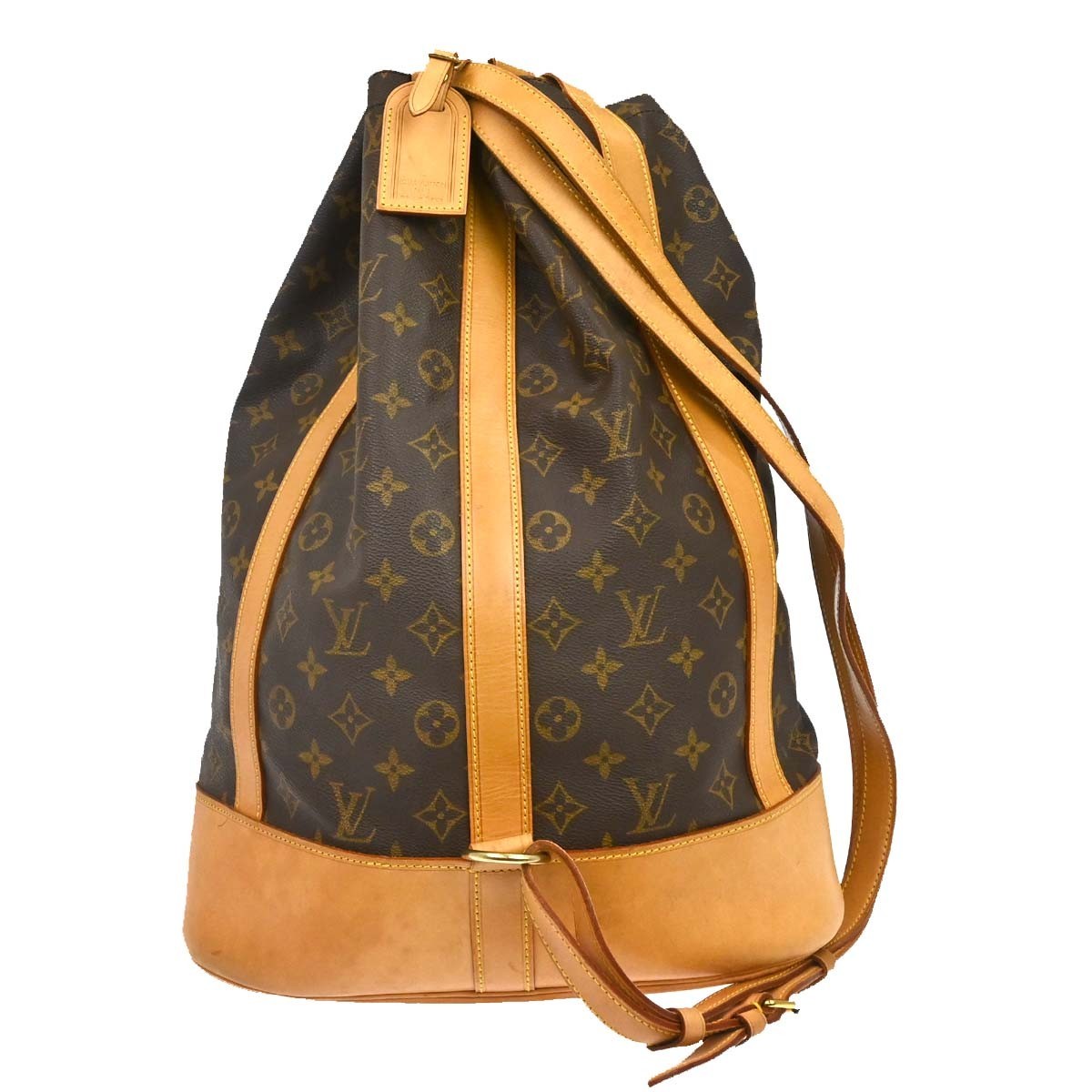 Louis Vuitton Randonnee Backpack Monogram Canvas Brown Canvas Shoulder Bag Bag (Pre-Owned)