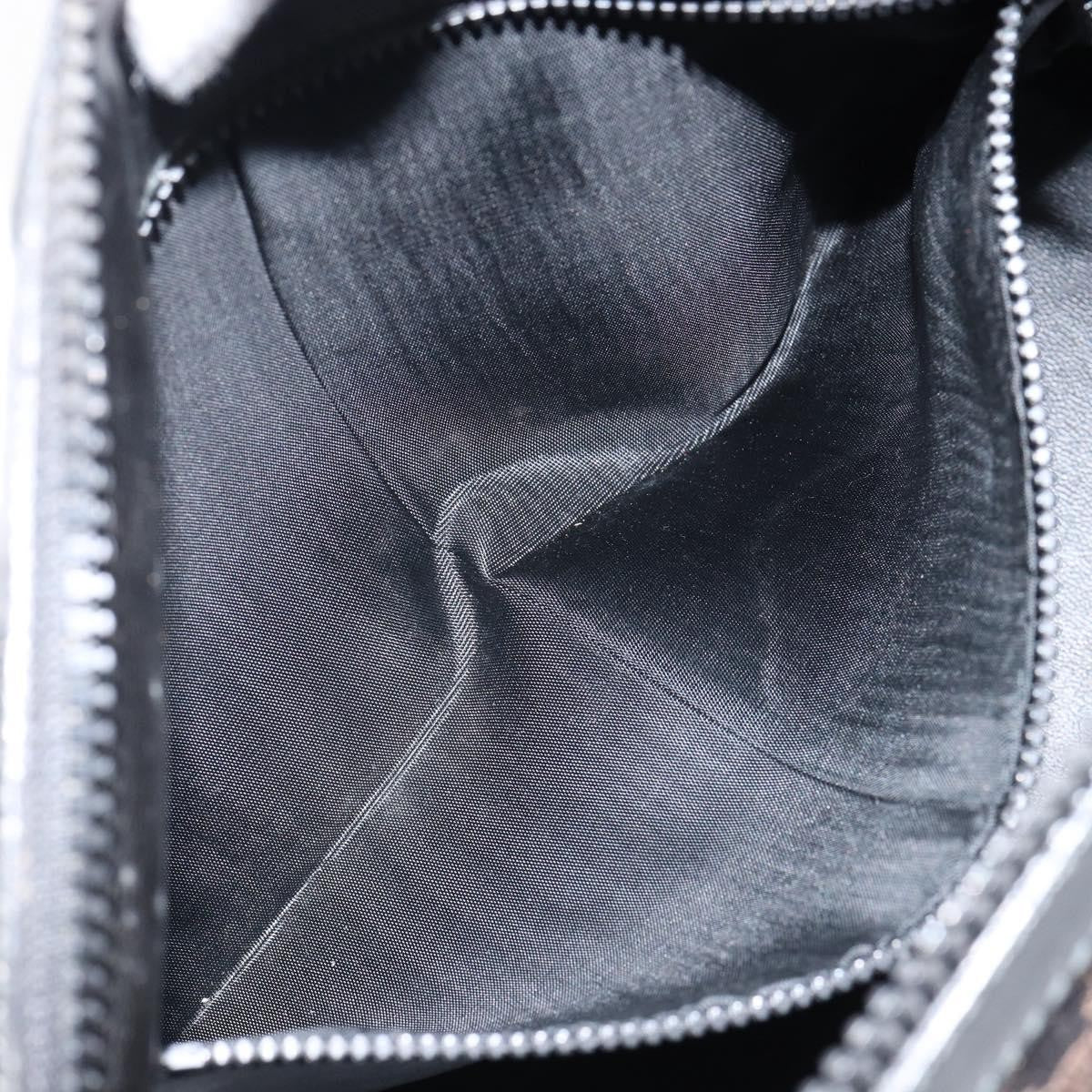 Celine Vintage Macadam Handbag C Macadam Suede Black Suede Handbag (Pre-Owned)