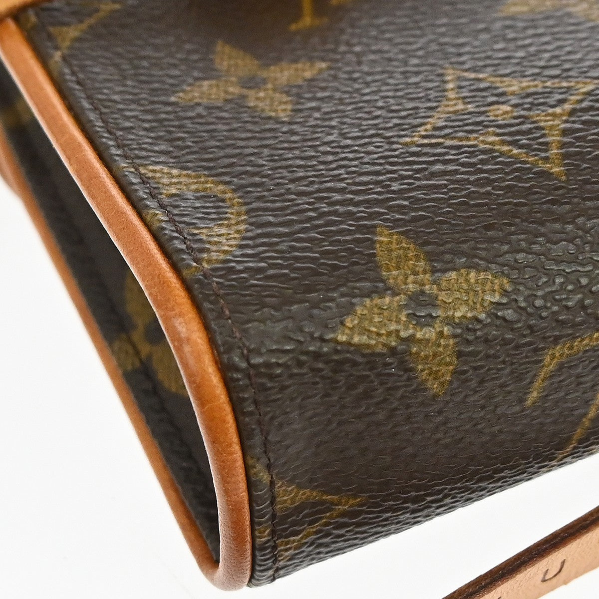 Louis Vuitton Florentine Waist Bag Monogram Canvas Brown Canvas Clutche & Pouche Bag (Pre-Owned)