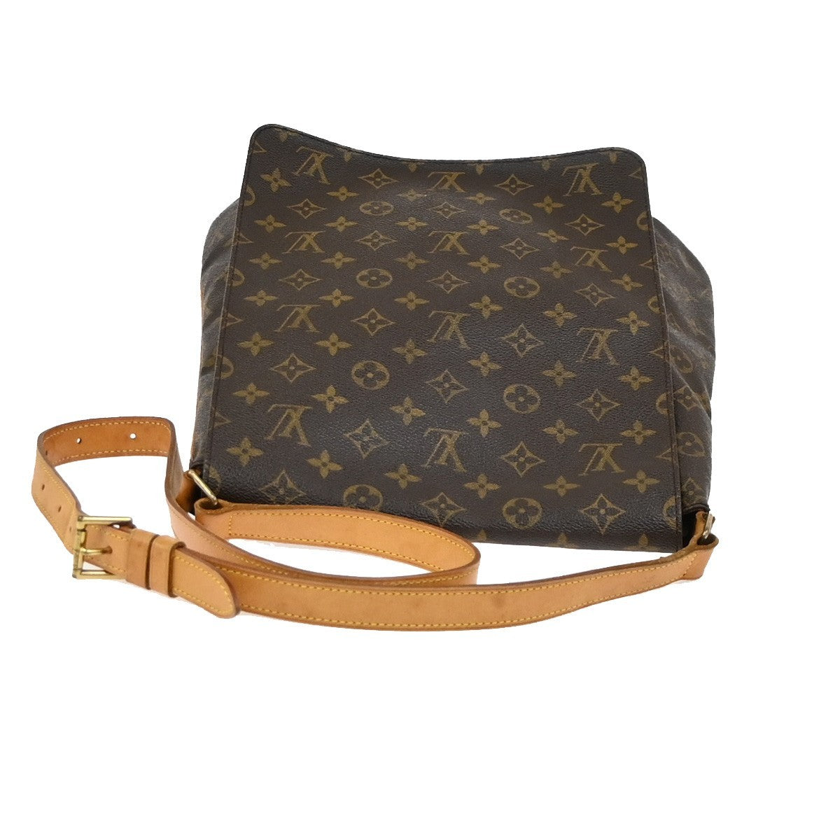 Louis Vuitton Musette Salsa Handbag Monogram Canvas Brown Canvas Shoulder Bag Bag (Pre-Owned)