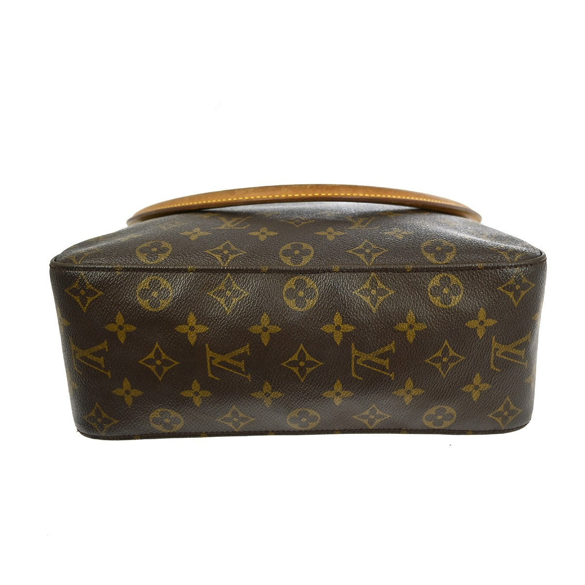 Louis Vuitton Monogram Looping Handbag Monogram Canvas Brown Canvas Shoulder Bag Bag (Pre-Owned)