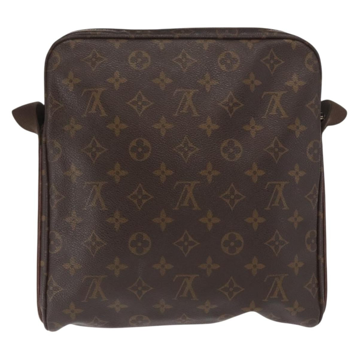Louis Vuitton Trotteur Beaubourg Handbag Monogram Canvas Brown Canvas Shoulder Bag Bag (Pre-Owned)