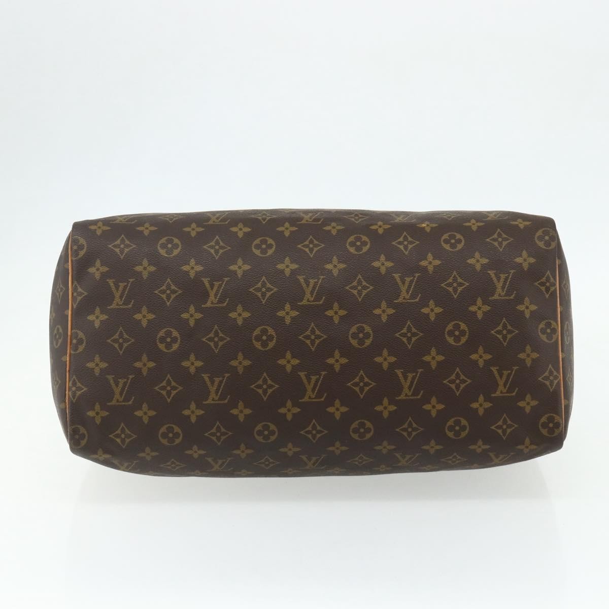 Louis Vuitton Speedy Handbag Monogram Canvas Brown Canvas Handbag (Pre-Owned)