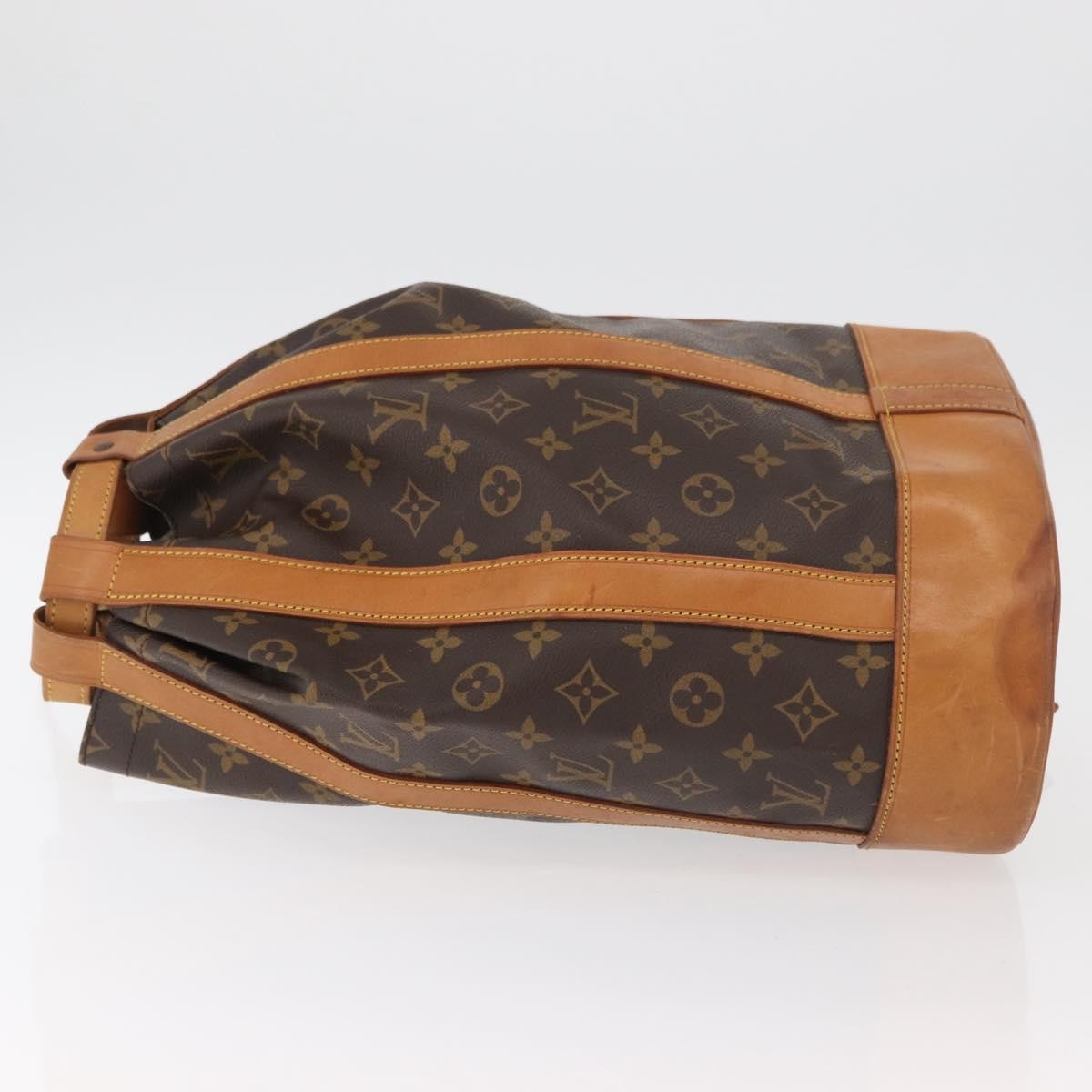 Louis Vuitton Randonnee Backpack Monogram Canvas Brown Canvas Shoulder Bag Bag (Pre-Owned)