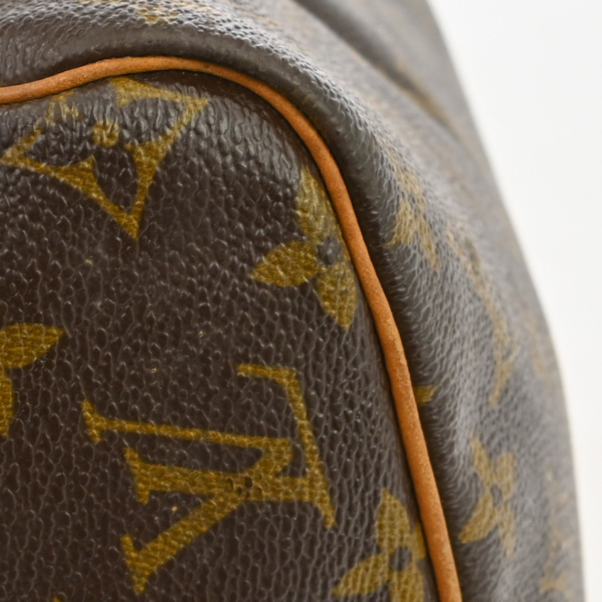 Louis Vuitton Speedy Handbag Monogram Canvas Brown Canvas Handbag (Pre-Owned)