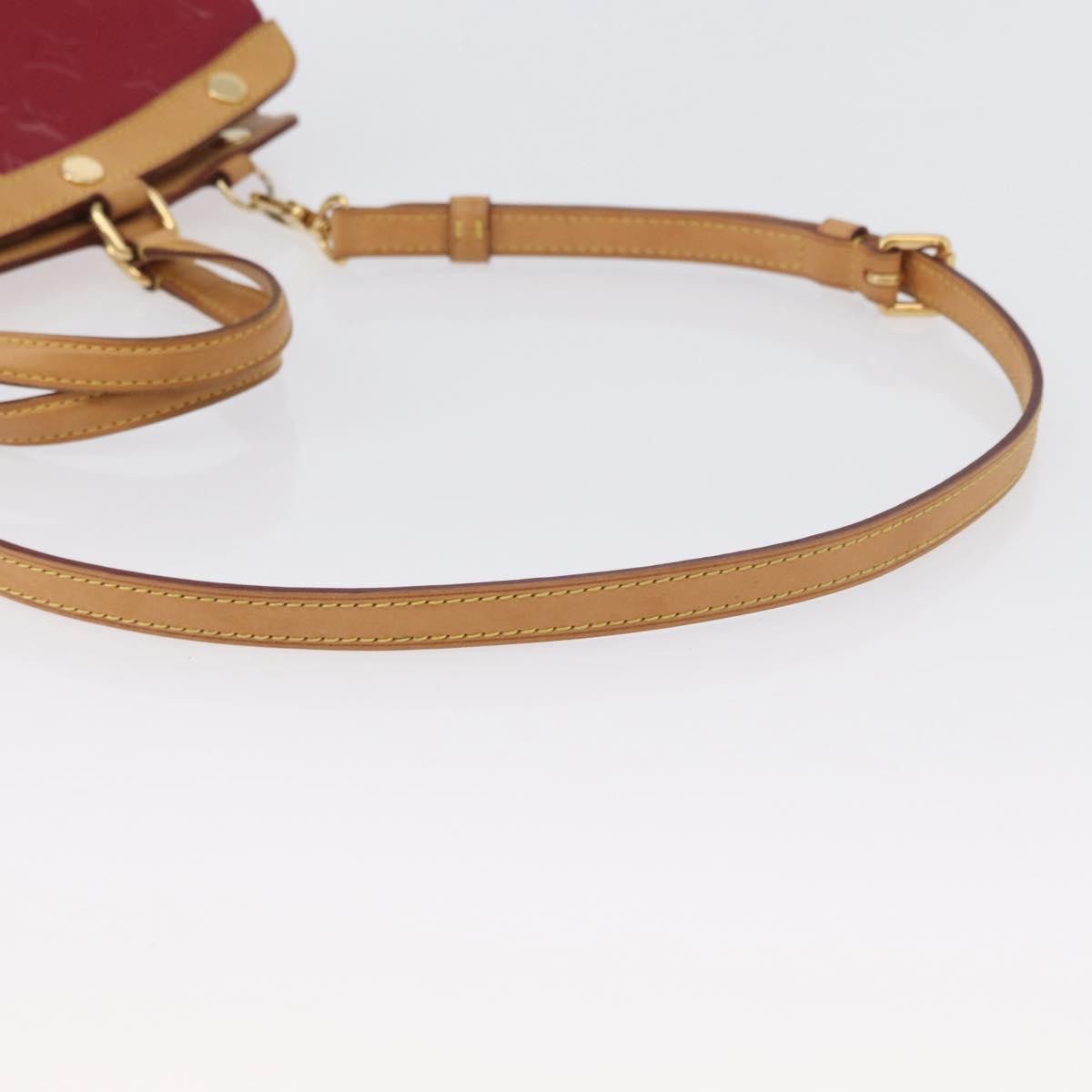 Louis Vuitton Blair Monogram Vernis Pink Patent_Leather Handbag (Pre-Owned)