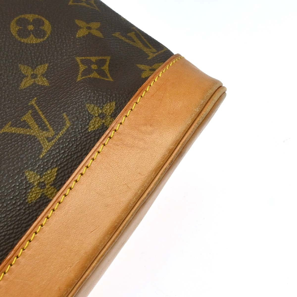 Louis Vuitton Alma Handbag Monogram Canvas Brown Canvas Handbag (Pre-Owned)