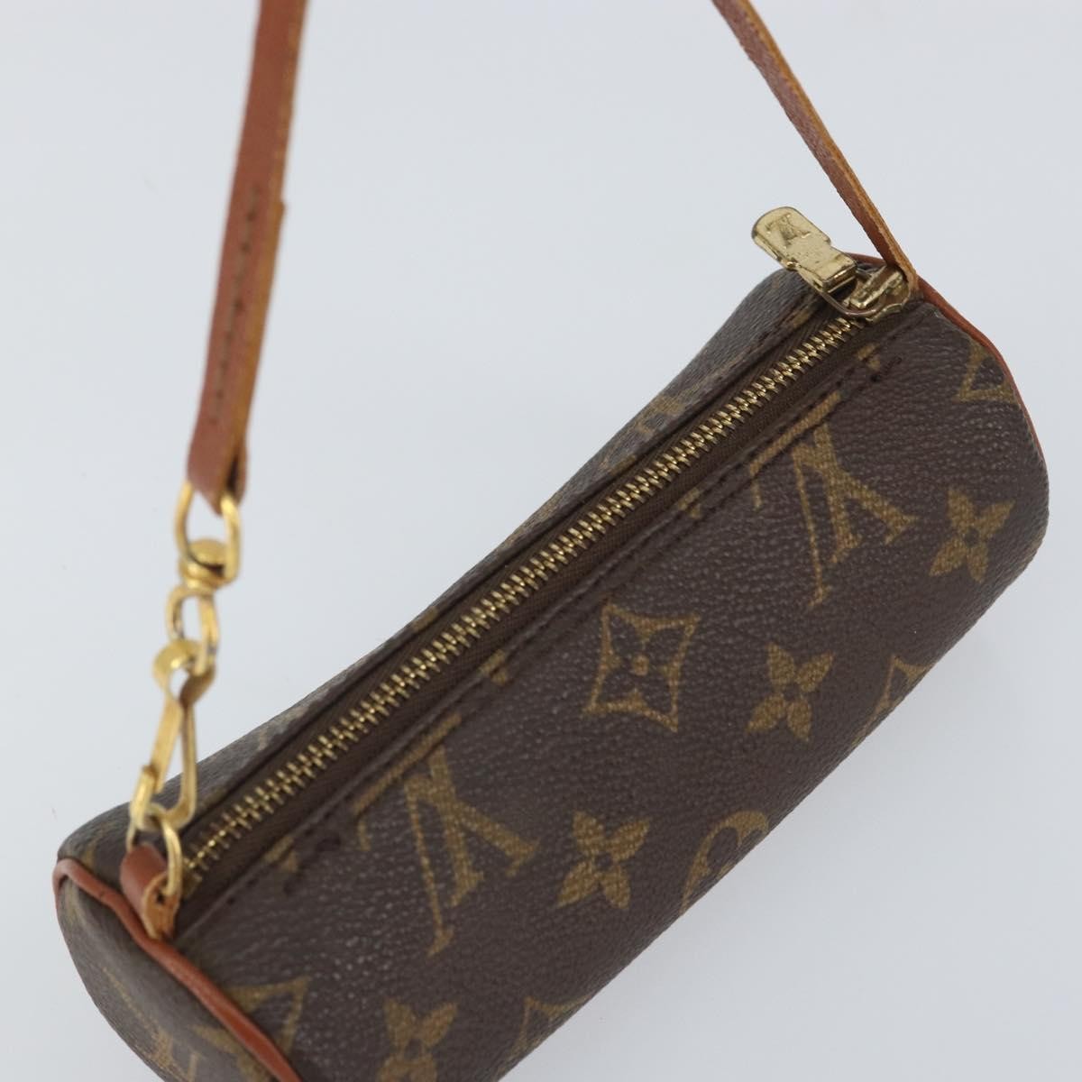 Louis Vuitton Papillon Pochette Monogram Canvas Brown Canvas Clutche & Pouche Bag (Pre-Owned)