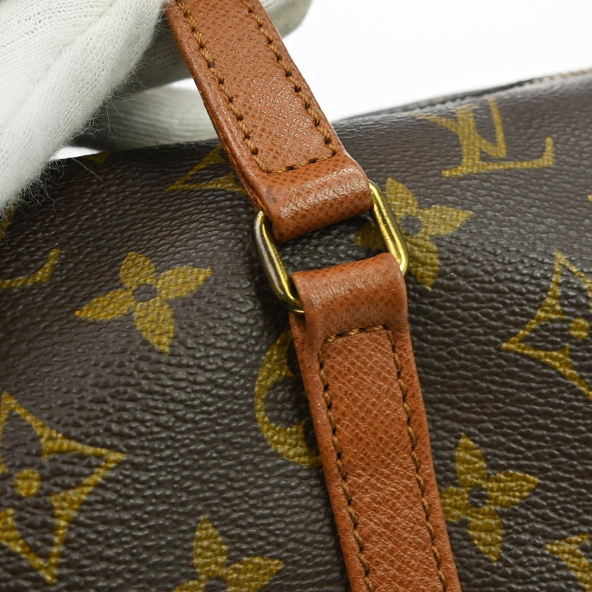 Louis Vuitton Papillon Handbag Monogram Canvas Brown Canvas Handbag (Pre-Owned)