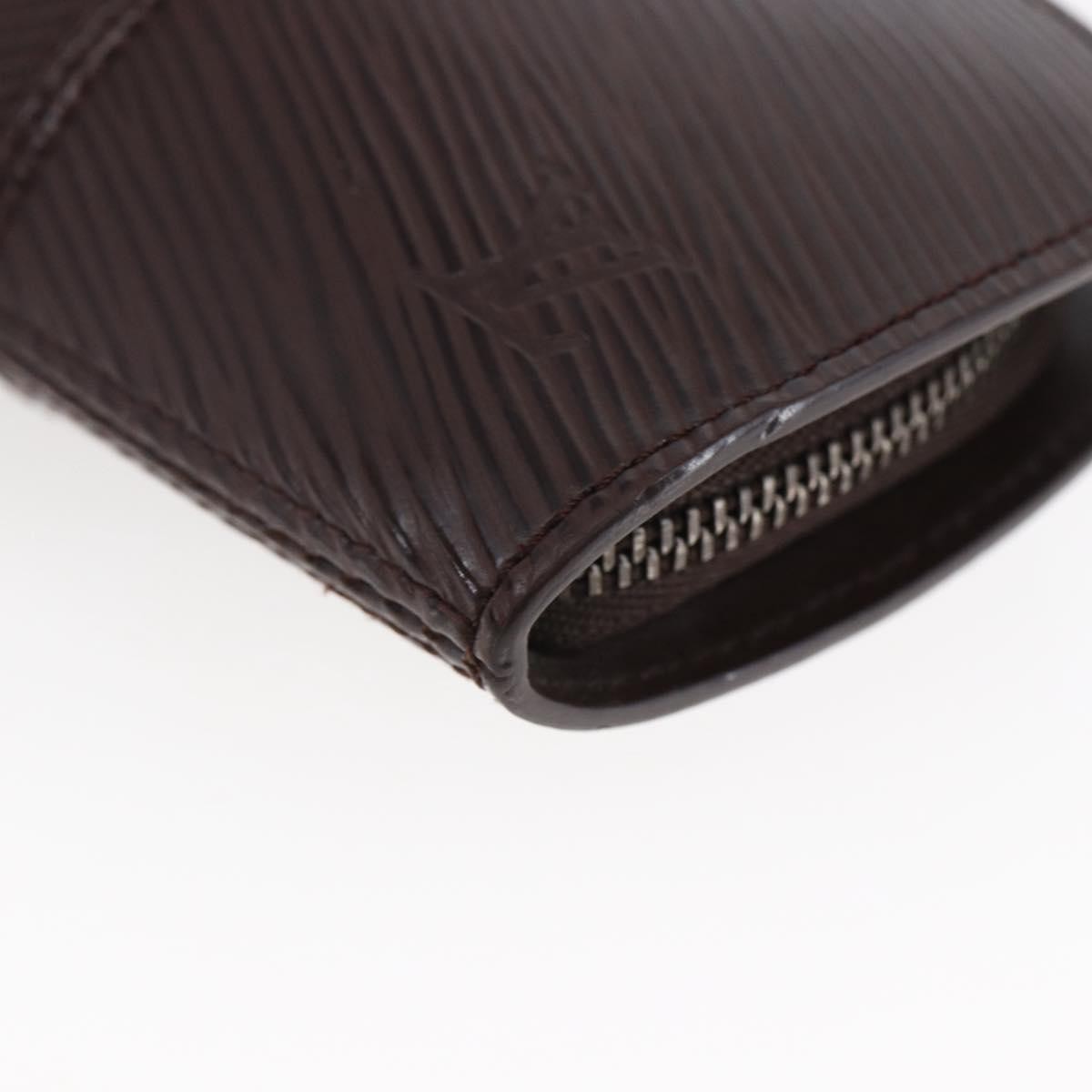 Louis Vuitton Demi Lune Coin Purse Epi Leather Brown Leather Wallets Accessory (Pre-Owned)