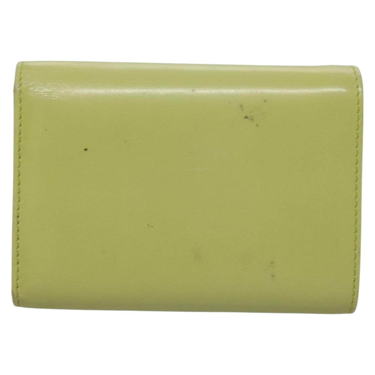 Prada Wallet Green Leather Wallets Accessory (Pre-Owned)